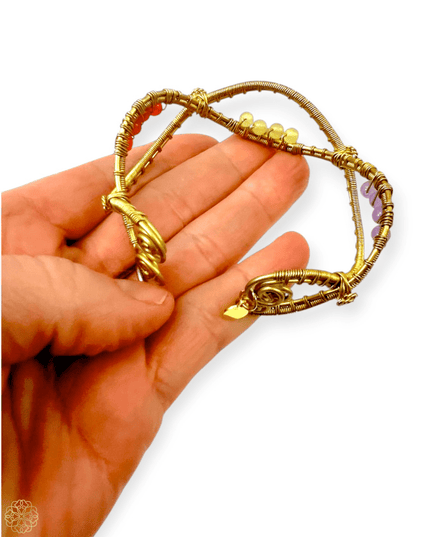 Loose weave gemstone cuff bracelet - Sundara Joon