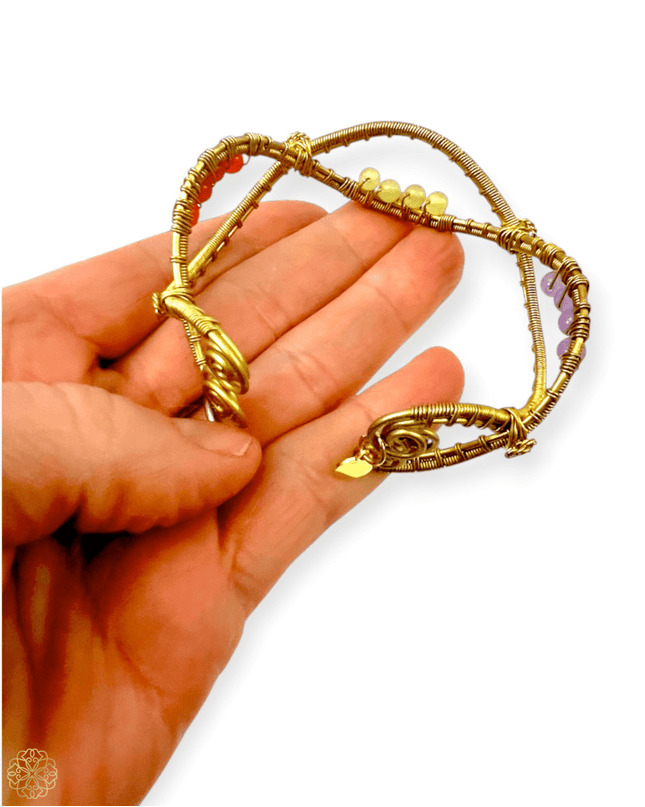 Loose weave gemstone cuff bracelet - Sundara Joon