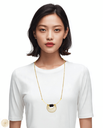 Modern amethyst pendant necklace - Sundara Joon