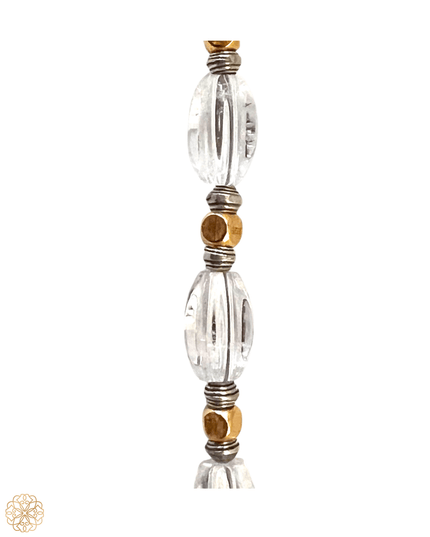 Modern beaded quartz short necklace - Sundara Joon