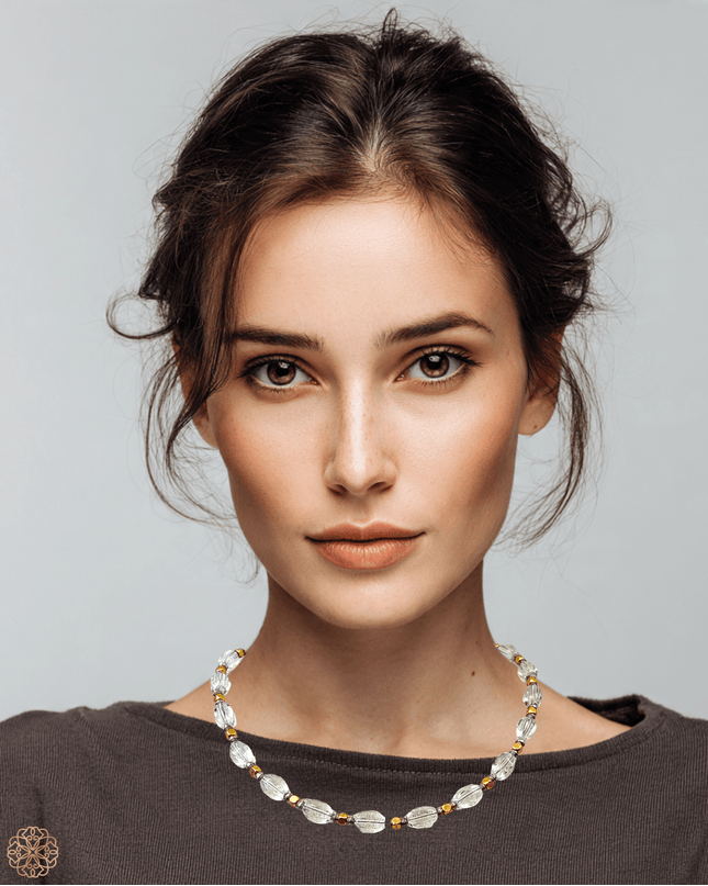 Modern Beaded Short Necklace - Sundara Joon