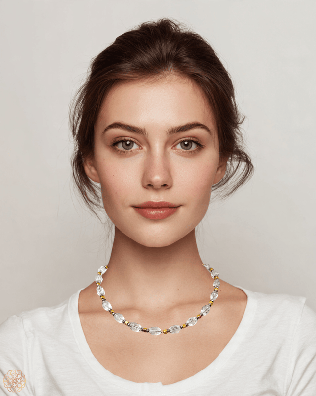 Modern Beaded Short Necklace - Sundara Joon