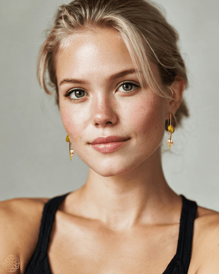 Modern drop pearl earrings - Sundara Joon