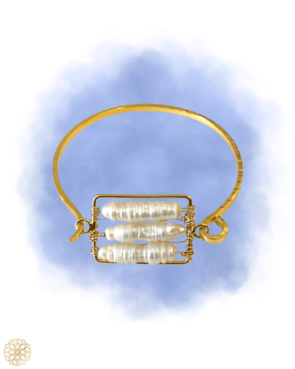 Modern inspired pearl bracelet - Sundara Joon