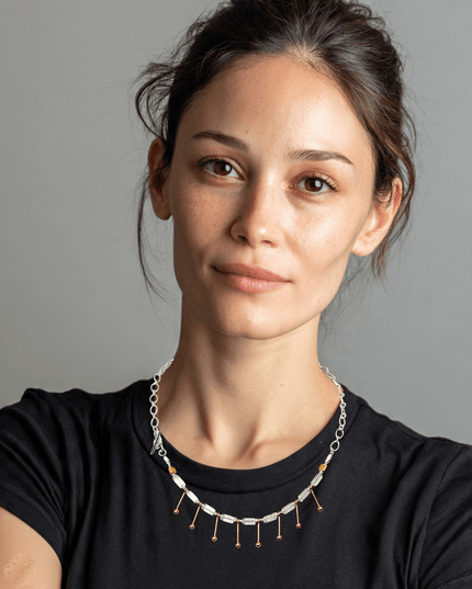 Modern organic short necklace - Sundara Joon