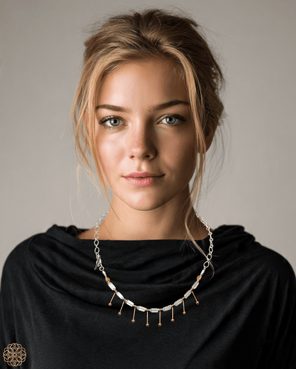 Modern organic short necklace - Sundara Joon