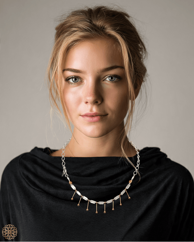 Modern organic short necklace - Sundara Joon