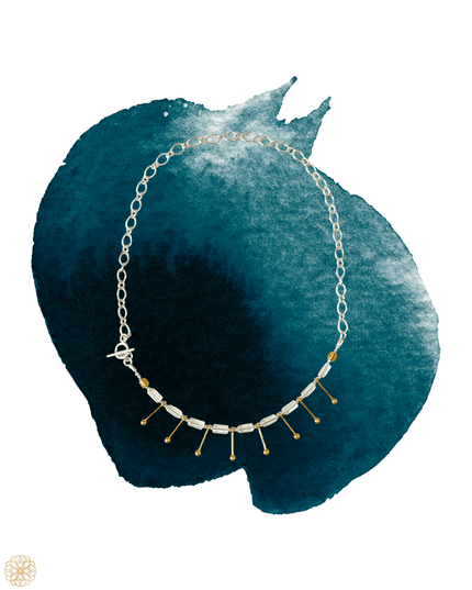 Modern organic short necklace - Sundara Joon