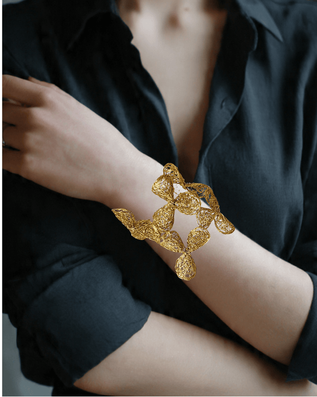 Modern organic woven bracelet - Sundara Joon