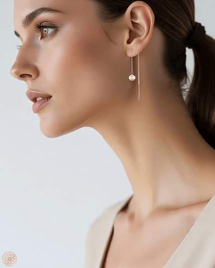 Modern pearl and silver threader - Sundara Joon