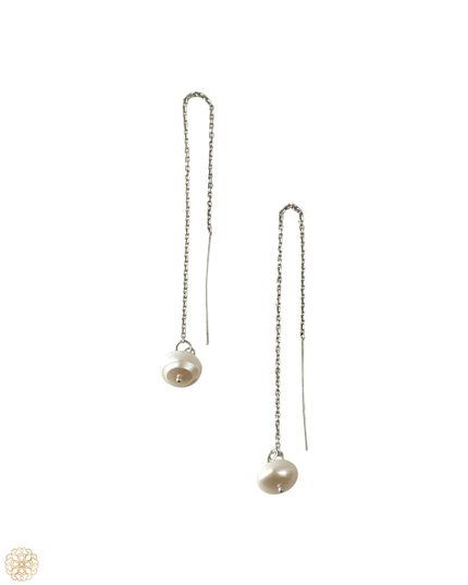 Modern pearl and silver threader - Sundara Joon