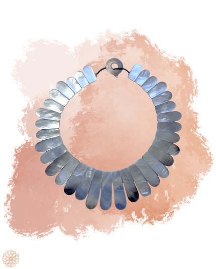 Modern take on mother - of - pearl choker necklace - Sundara Joon