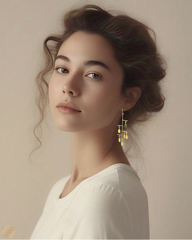 Artful balance earrings