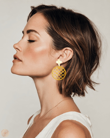 Moorish design drop earrings - Sundara Joon