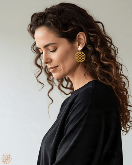 Moorish design drop earrings - Sundara Joon