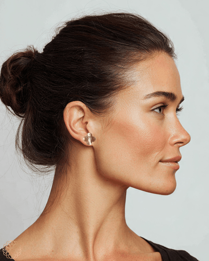 Mother of pearl clover leaf earrings - Sundara Joon
