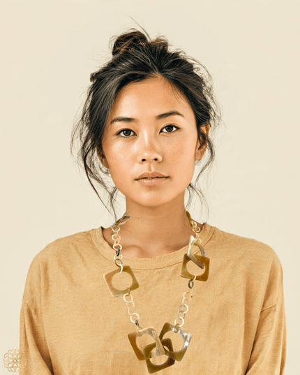 Necklace with multiple shaped links for a statement - Sundara Joon
