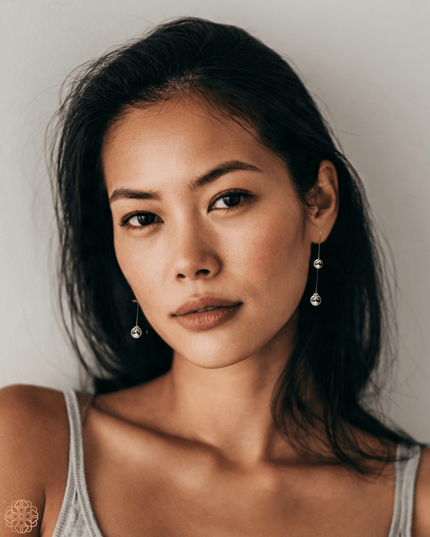 Newtons cradle drop earrings - Sundara Joon