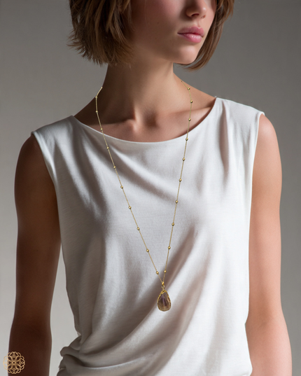 Delicate Gemstone Pendant