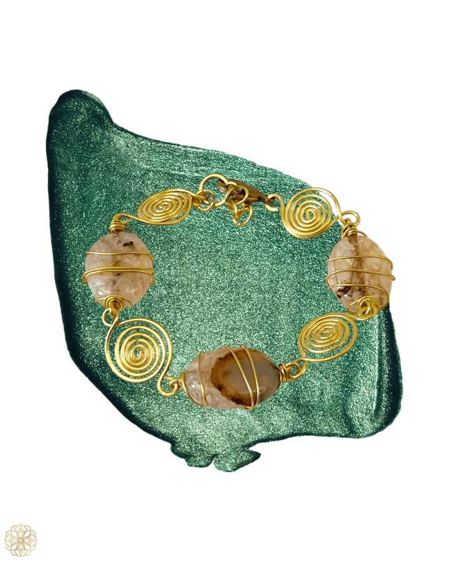 Organic earth tone gemstone bracelet - Sundara Joon