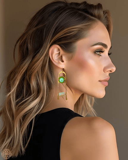 Organic scala earrings - Sundara Joon