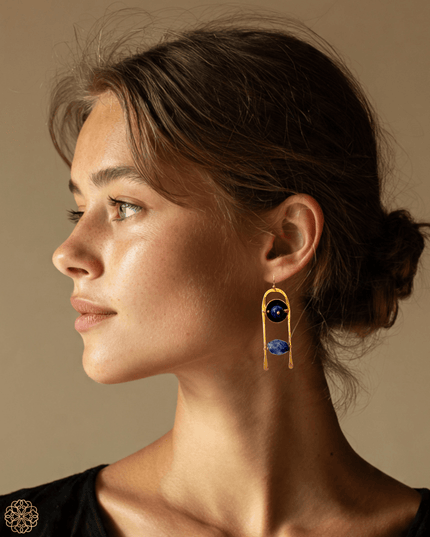 Organic scala earrings - Sundara Joon