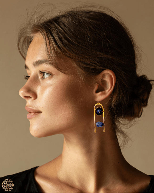 Organic scala earrings - Sundara Joon