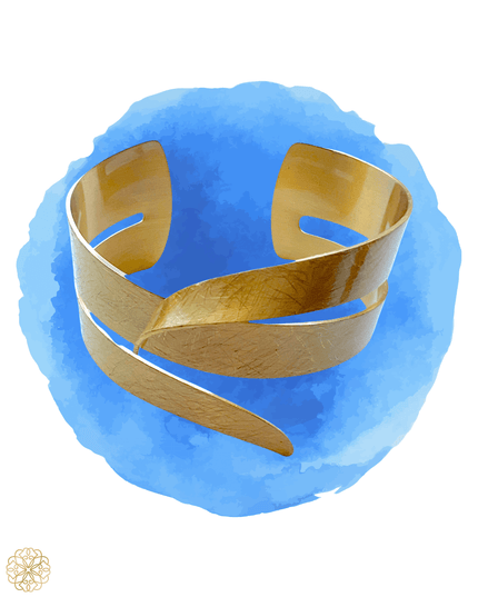 Organic swirl cuff bracelet - Sundara Joon