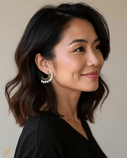 Pearl arc earrings - Sundara Joon
