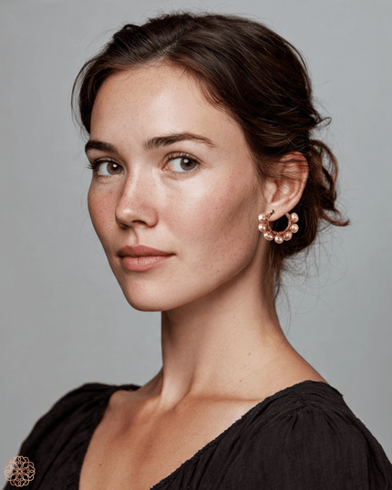 Pearl Hoop Earrings - Sundara Joon