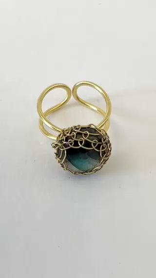 Stone centric ring