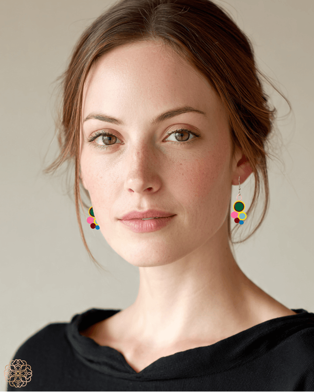 Quilled paper earrings - Sundara Joon