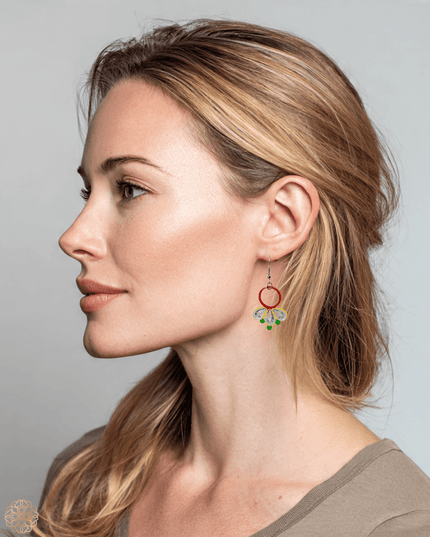 Quilled paper earrings - Sundara Joon