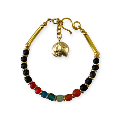 Richly colored beaded bracelet - Sundara Joon