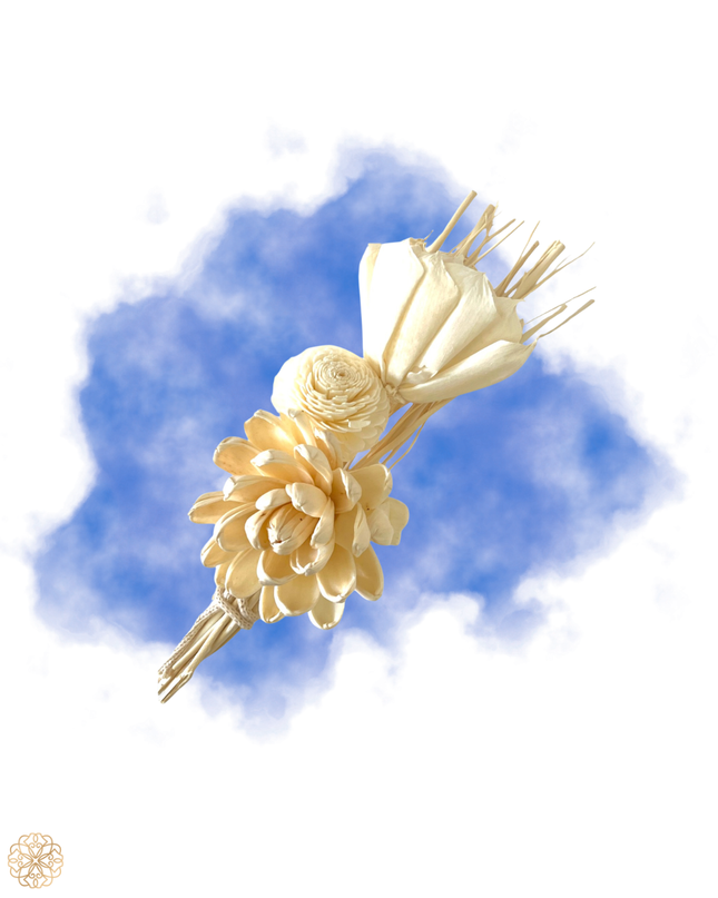 Cluster of flowers for room fragrance