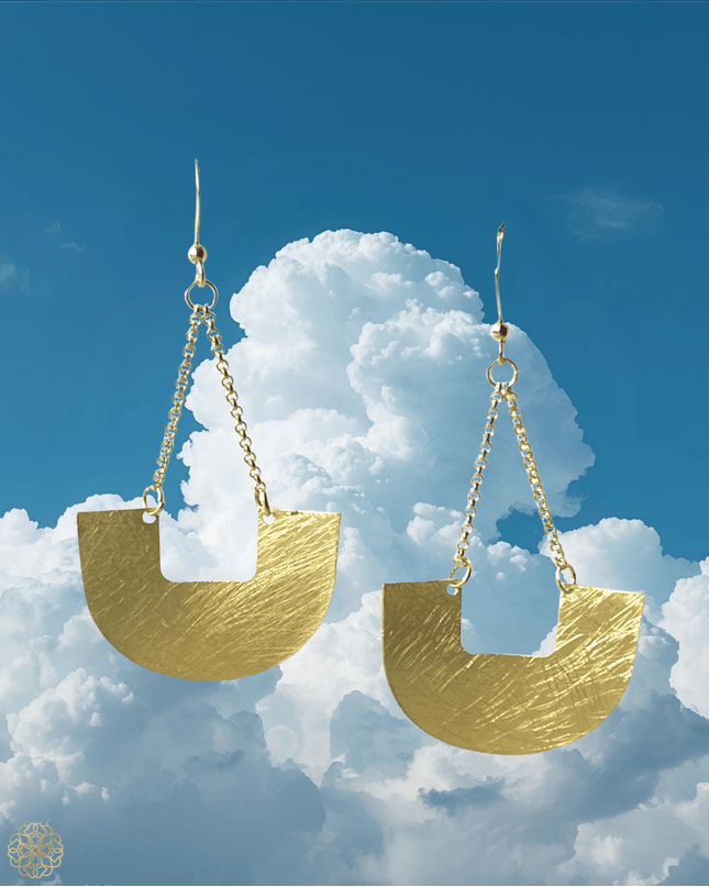 Semi - circle drop earrings - Sundara Joon
