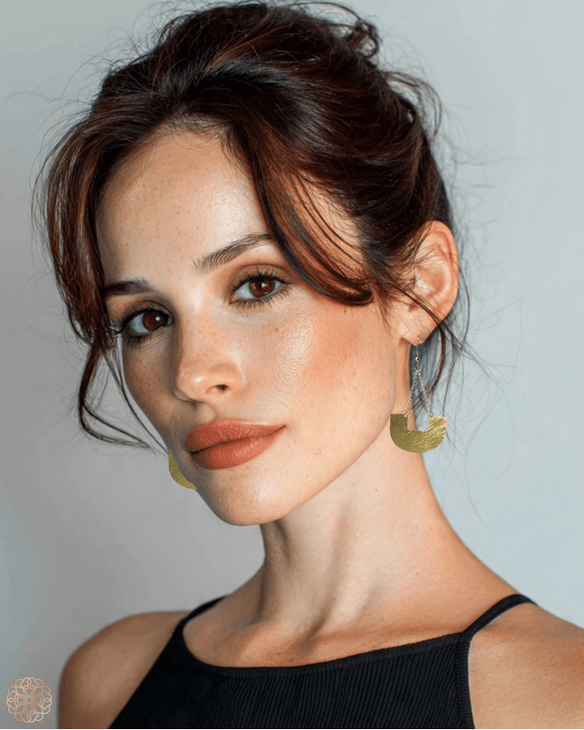 Semi - circle drop earrings - Sundara Joon