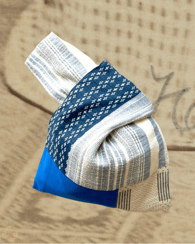 Shades of blue fabric bag - Sundara Joon