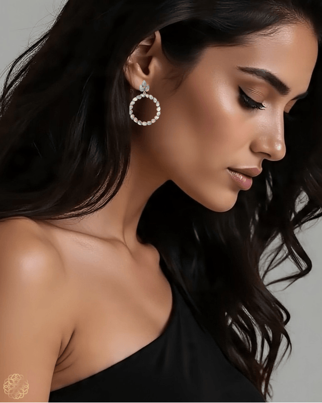 Shimmering drop earrings - Sundara Joon