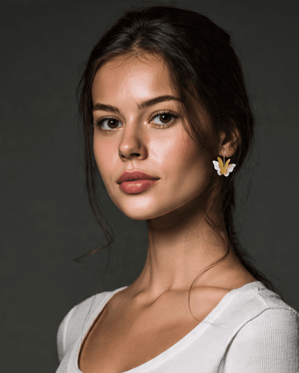 Silver and gold butterfly earrings for modern elegance - Sundara Joon