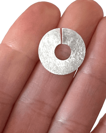 Sterling Silver Spiral Stud Earrings have a modern feel - Sundara Joon