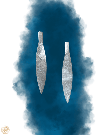 Silver tear drop earrings - Sundara Joon