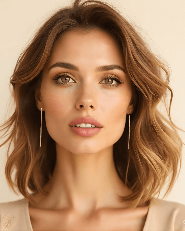 Silver with gold strand earrings - Sundara Joon