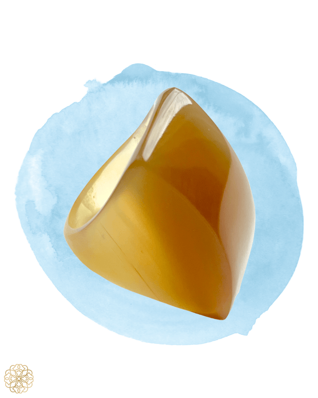 Simple modern convex statement ring - Sundara Joon