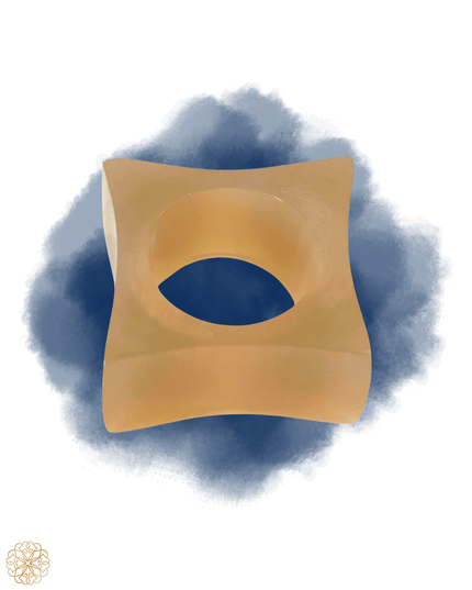 Simple square horn statement ring - Sundara Joon