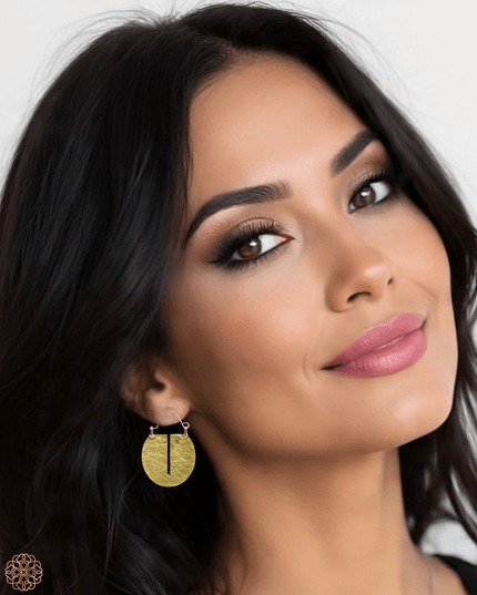 Simple tribal earrings that add a bit of polish - Sundara Joon