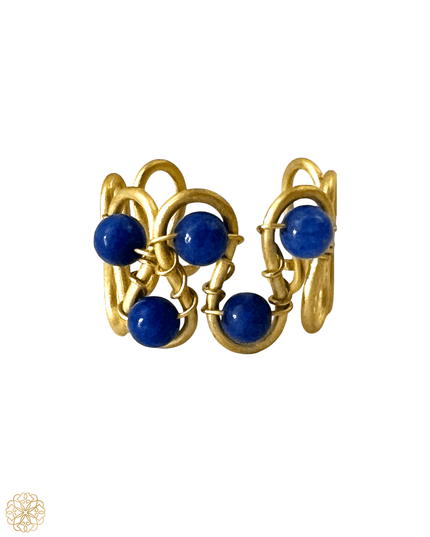 Sine wave gemstone statement ring - Sundara Joon