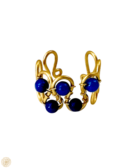 Sine wave gemstone statement ring - Sundara Joon