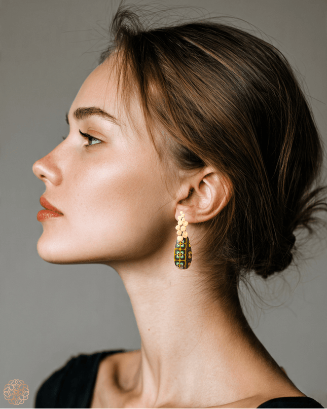 Sophisticated asymmetric drop earrings - Sundara Joon