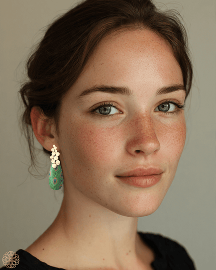 Sophisticated asymmetric drop earrings - Sundara Joon
